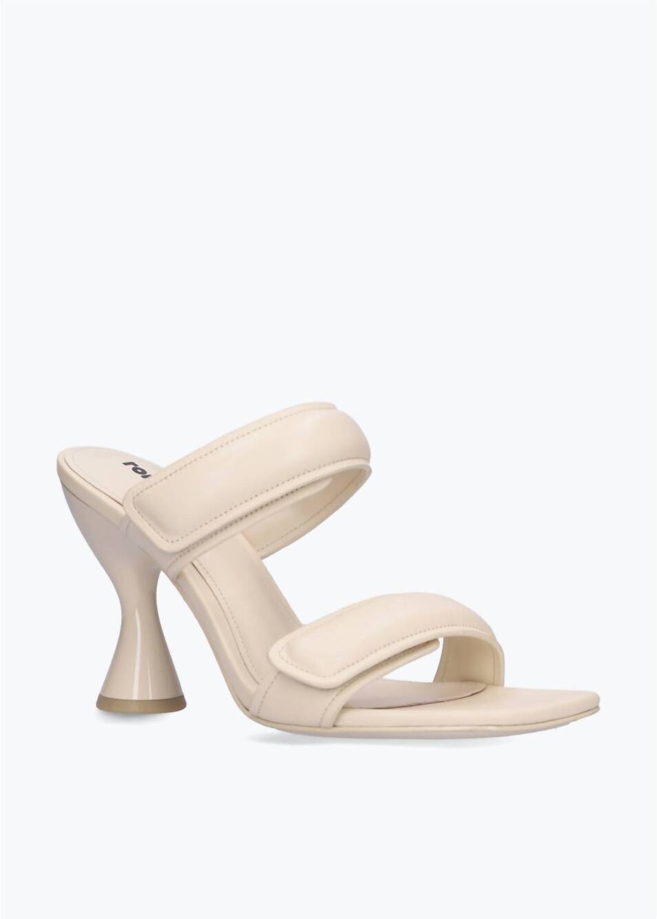 NEW LOLA CRUZ women's treviso heeled sandals in off white
